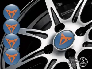 Seat Cupra Adesivo su Cerchi Design Silicone Alta Qualità